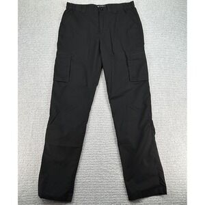 Mountain Warehouse Pants Men's 32L 33x32 Black Cargo Hiking Lightweight Gorpcore